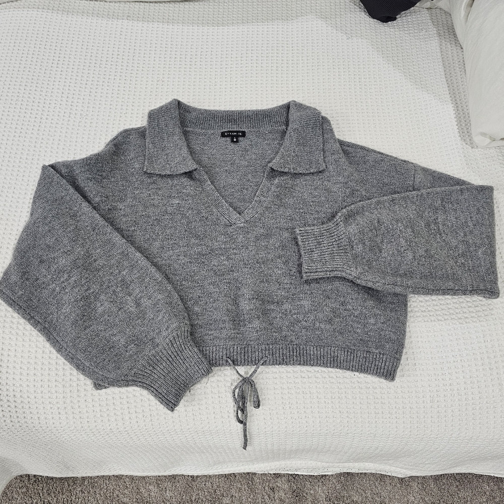 Gray Knit Sweater